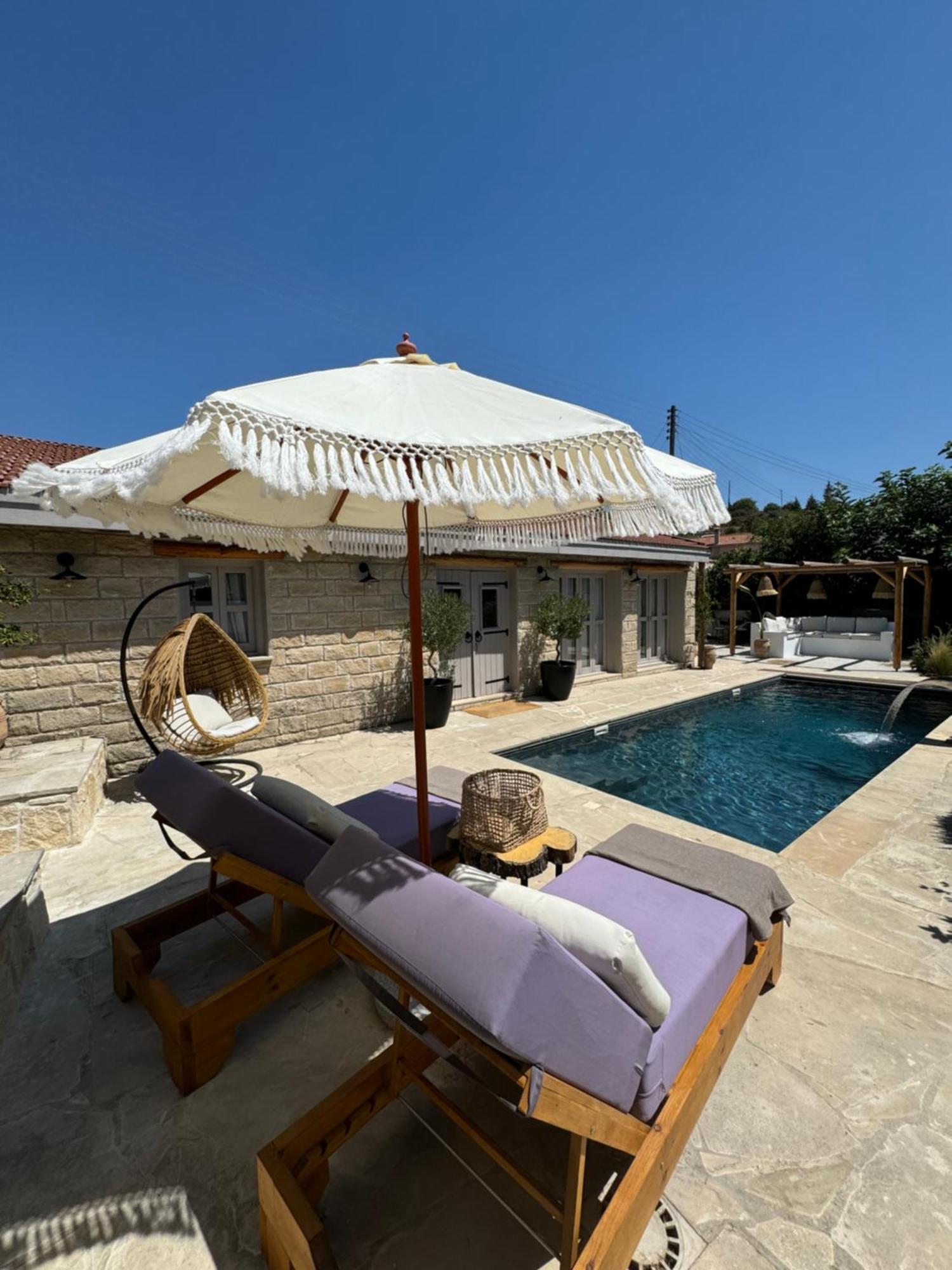 Fig&Olive Luxury One Bedroom Boutique In Pachna Limasol Dış mekan fotoğraf